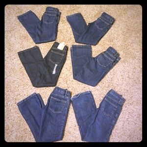 6 pairs of 8 slim jeans